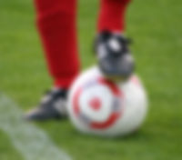 Cleats on Soccer Ball