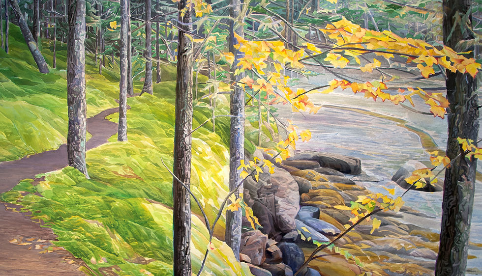 Tidal Forest (Formerly Tennis Preserve) Watercolor on paper 18 x35 2020.jpg