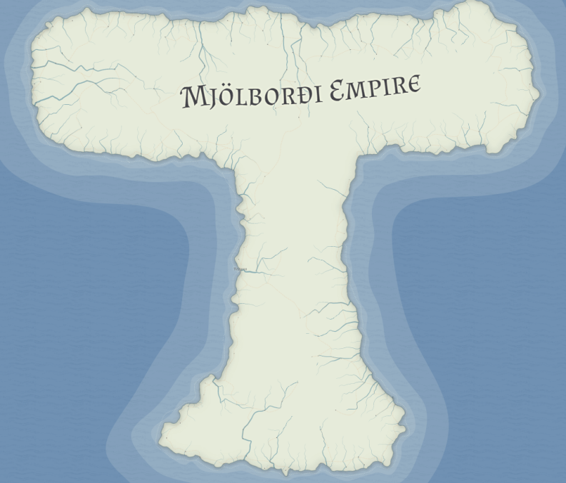 Mjølbanner Map by Bjorn