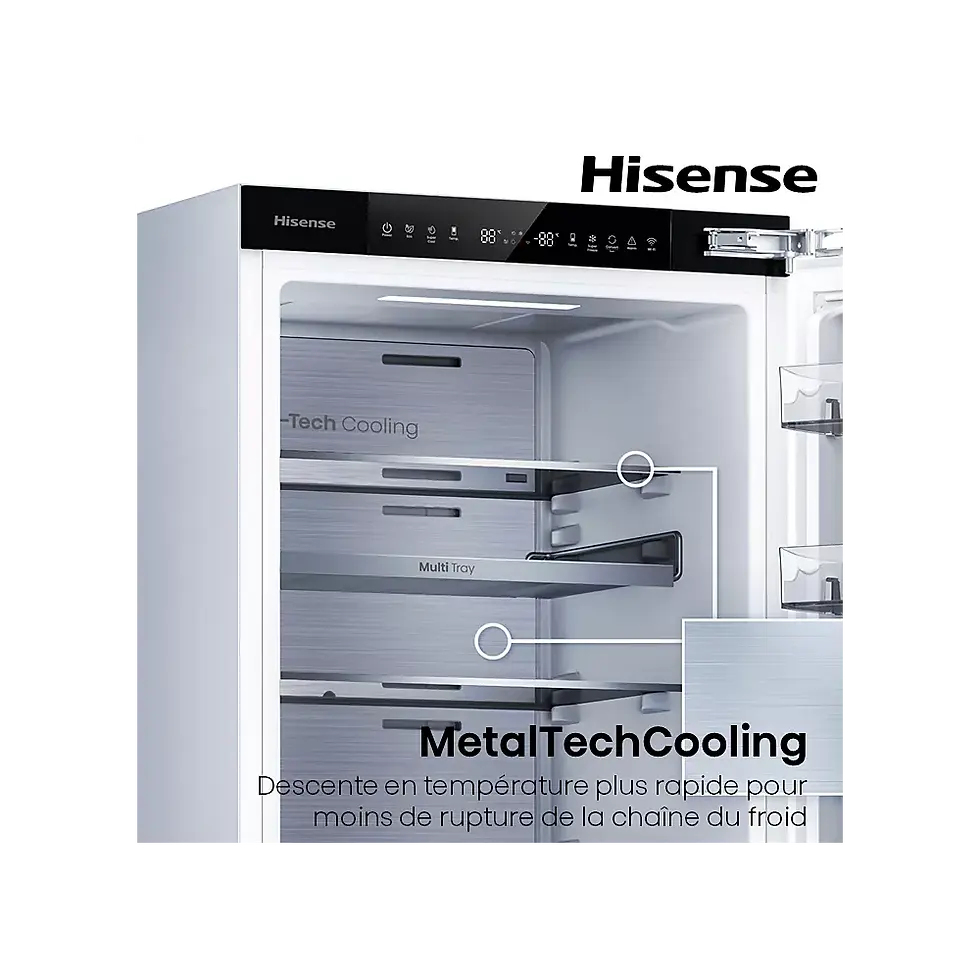 Thumbnail: HISENSE RB3B250SAWC Built-in Fridge Freezer