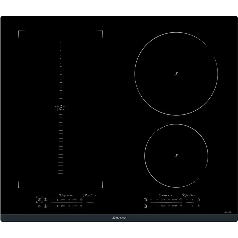 Plaque Induction SAUTER STI1648BP Piano – Espace, Précision et Élégance