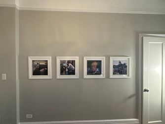 Expert picture frame mounting in Brooklyn home – art hanging service