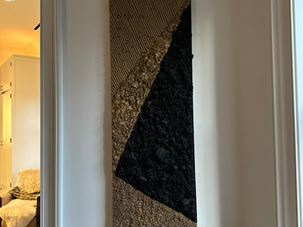 Professional art and picture hanging service in Manhattan apartment