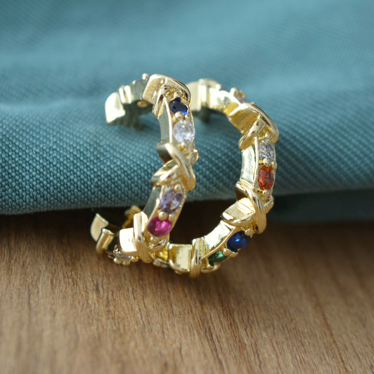 Aros Argolla Rainbow