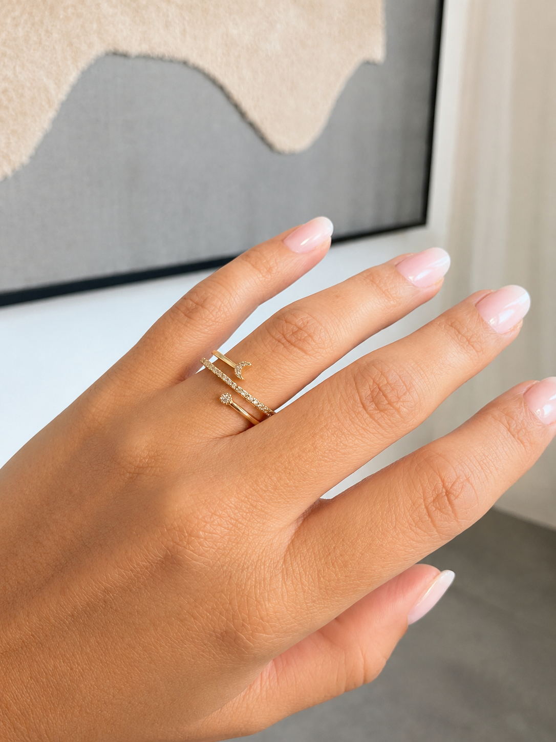 Anillo Estrella y Luna