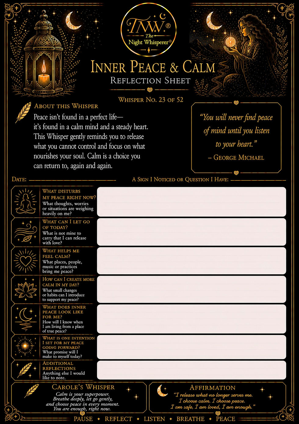 INNER PEACE & CALM