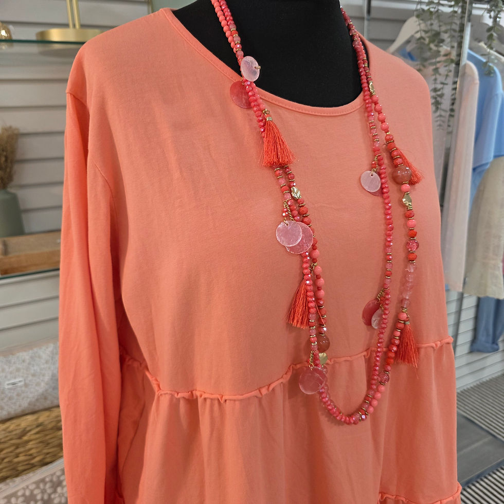 Thumbnail: Coral Tiered Top
