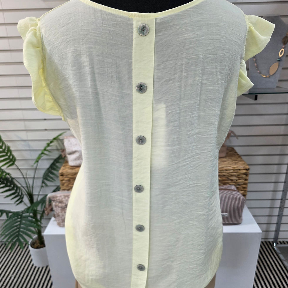 Thumbnail: Lemon  Button Back Top