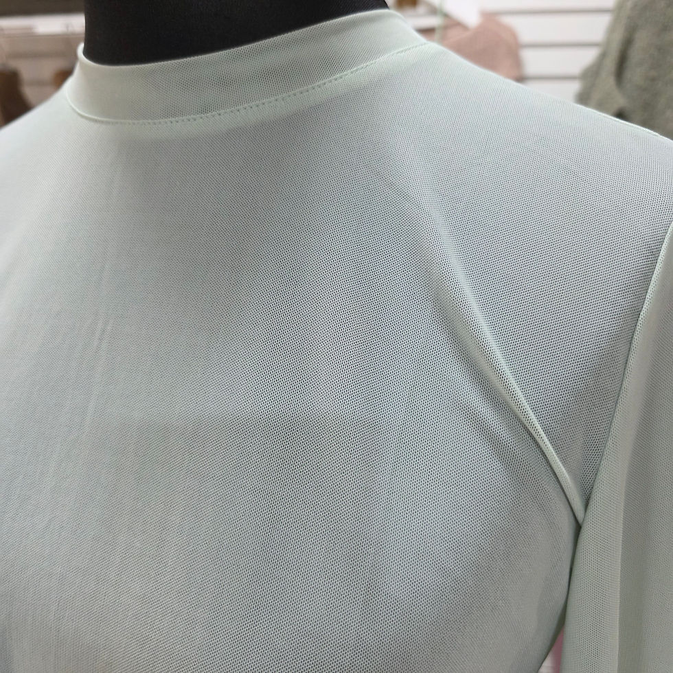 Thumbnail: Mint Mesh Top