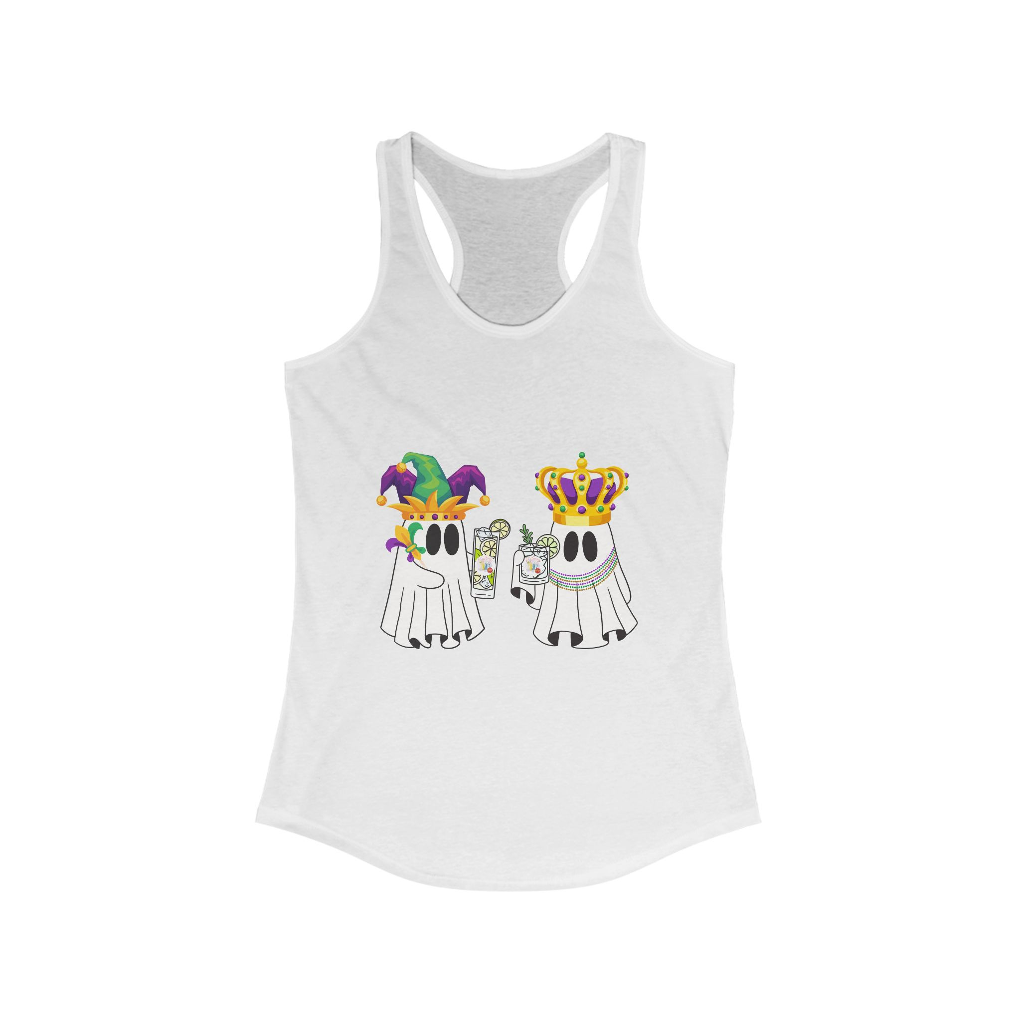 Mardi Gras Women's Ideal Racerback Tank