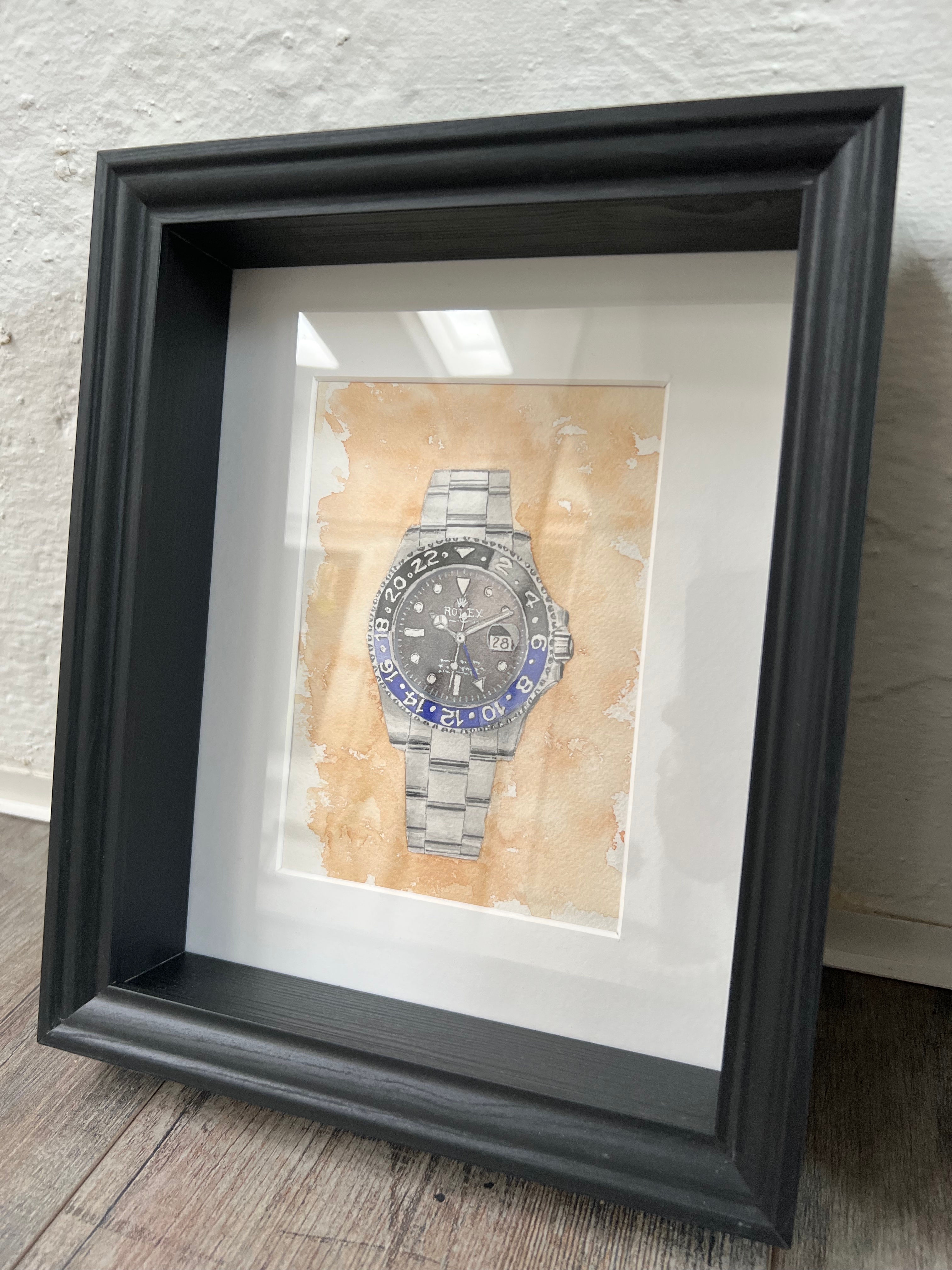 Watercolor "The Batman" 17x13cm