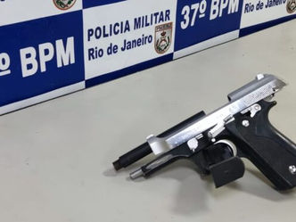 Resende: homem é preso acusado de agredir e ameaçar companheira com uma pistola