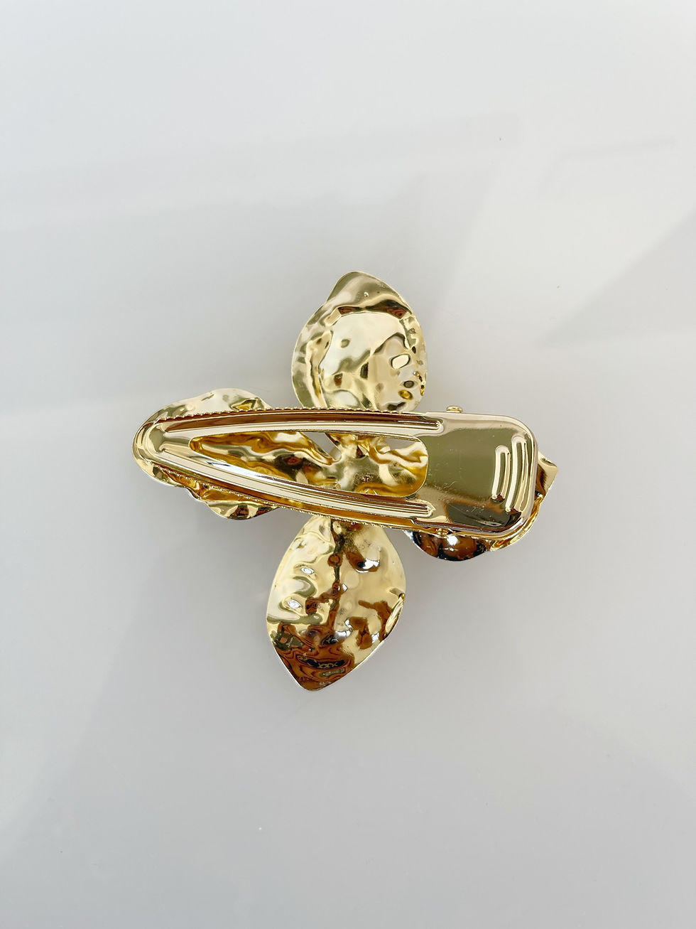 Miniatura: FLOWER HAIR CLIP GOLD