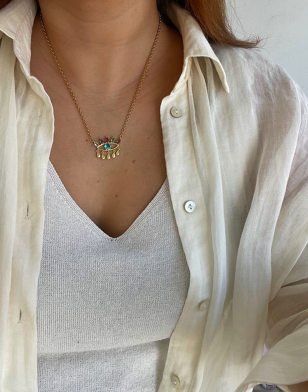 Thumbnail: MENDOZA GOLD necklace