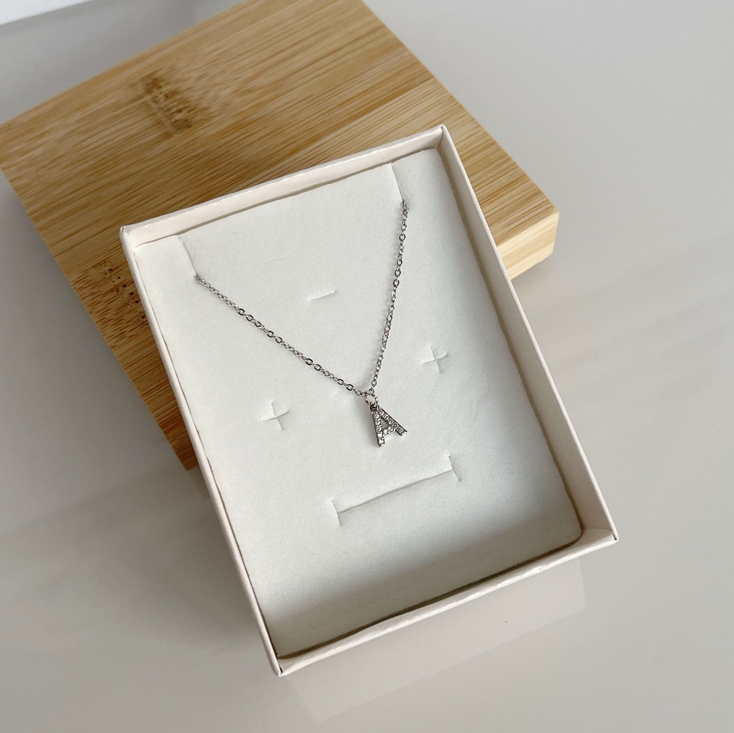 Colar MINI LETRA SILVER