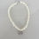 Thumbnail: WHITE CONCHA SILVER Necklace