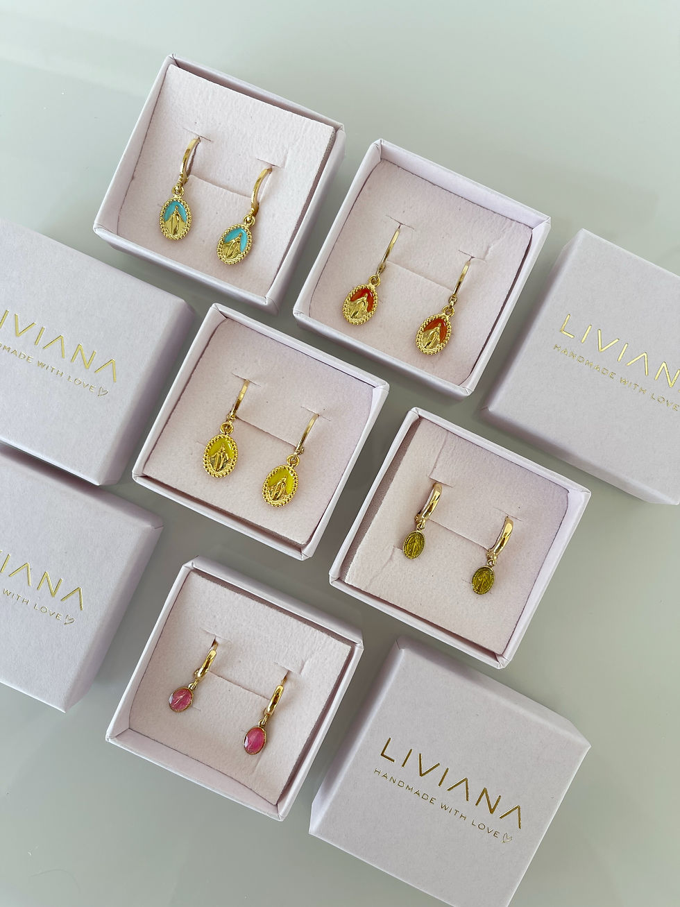 Miniature : BY GARANCE x LIVIANA : Boucles d'oreilles HULA