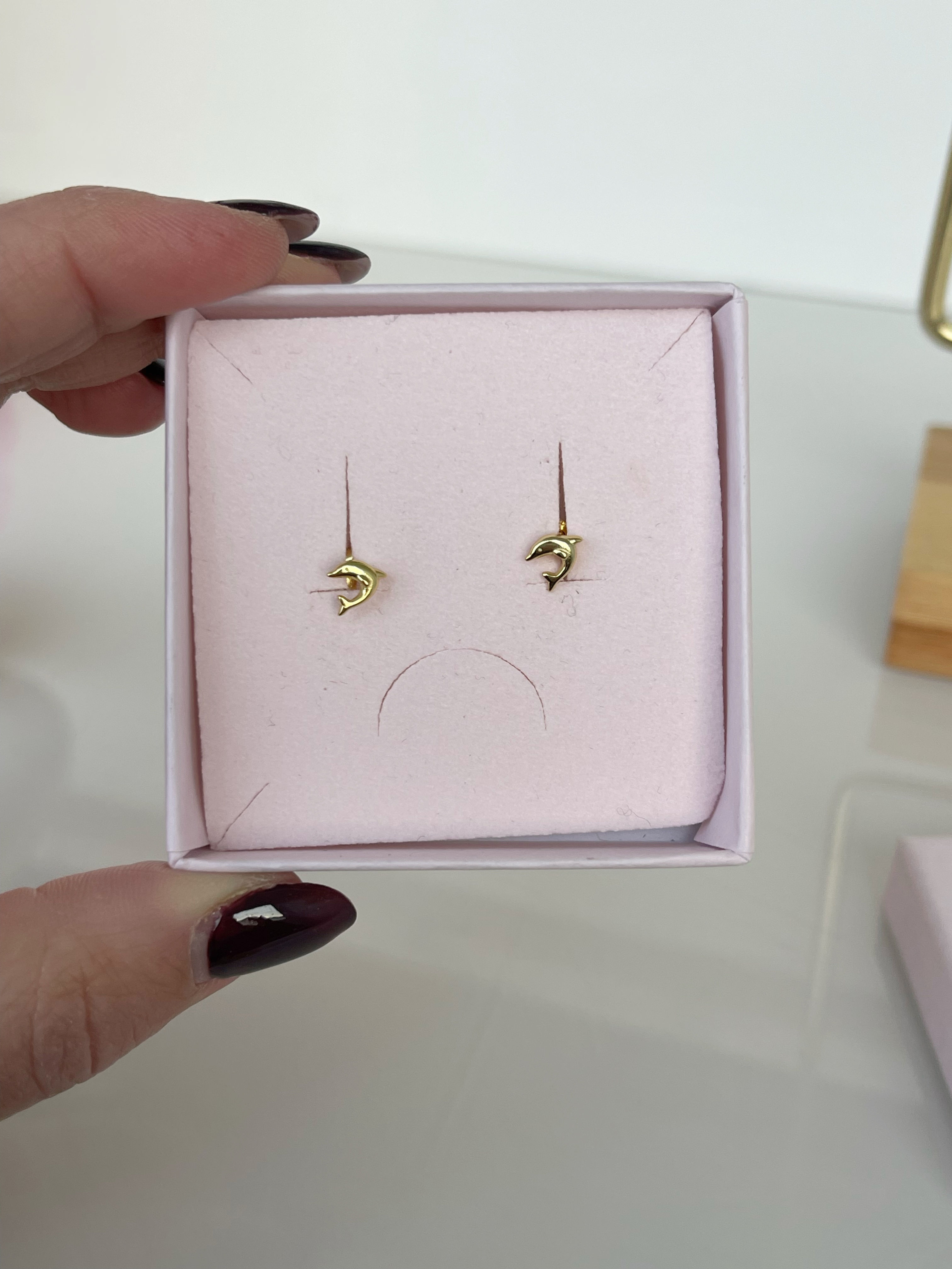 Brincos MINI GOLFINHO GOLD