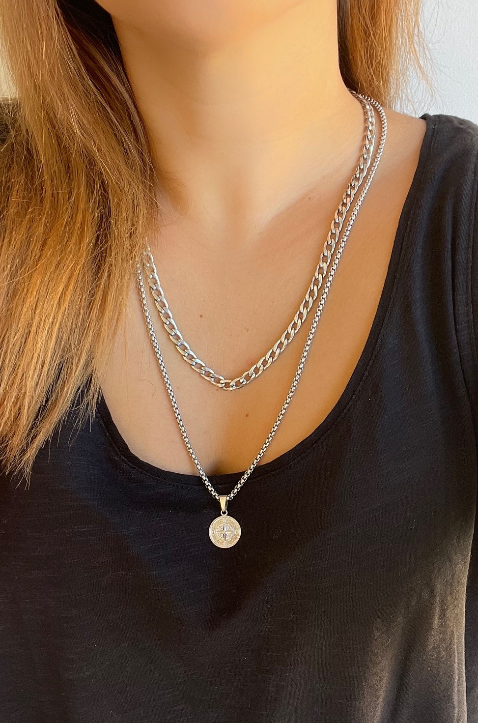 Miniatura: Colar MONARCA SILVER