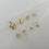 Miniatura: Pendentes com zirconias GOLD