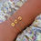 Thumbnail: VERANO GOLD Bracelet (cross)