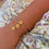 Thumbnail: VERANO GOLD bracelet with star medal
