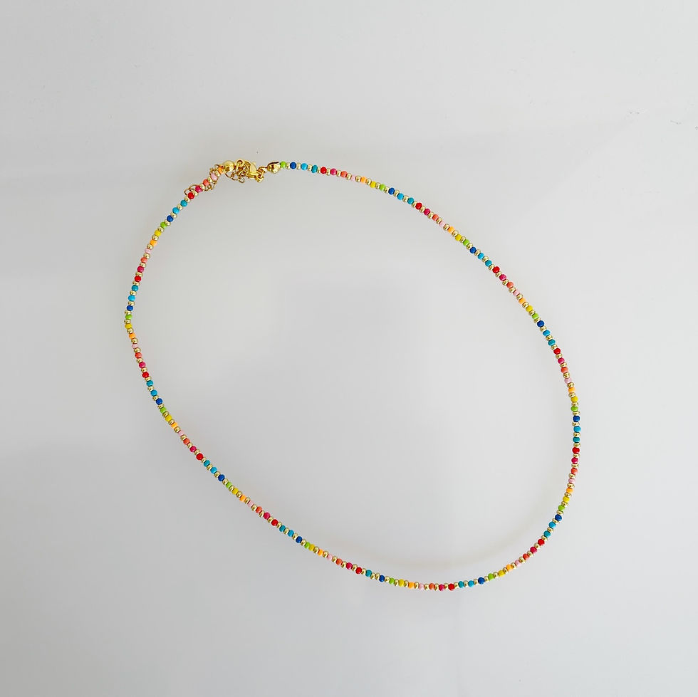 Miniatura: Colar RAINBOW GOLD