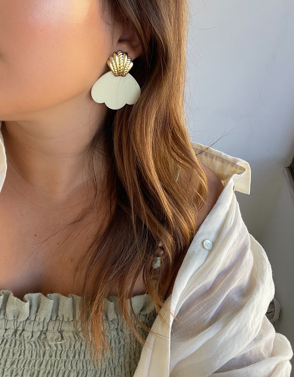 Thumbnail: WHITE SERENA Earrings