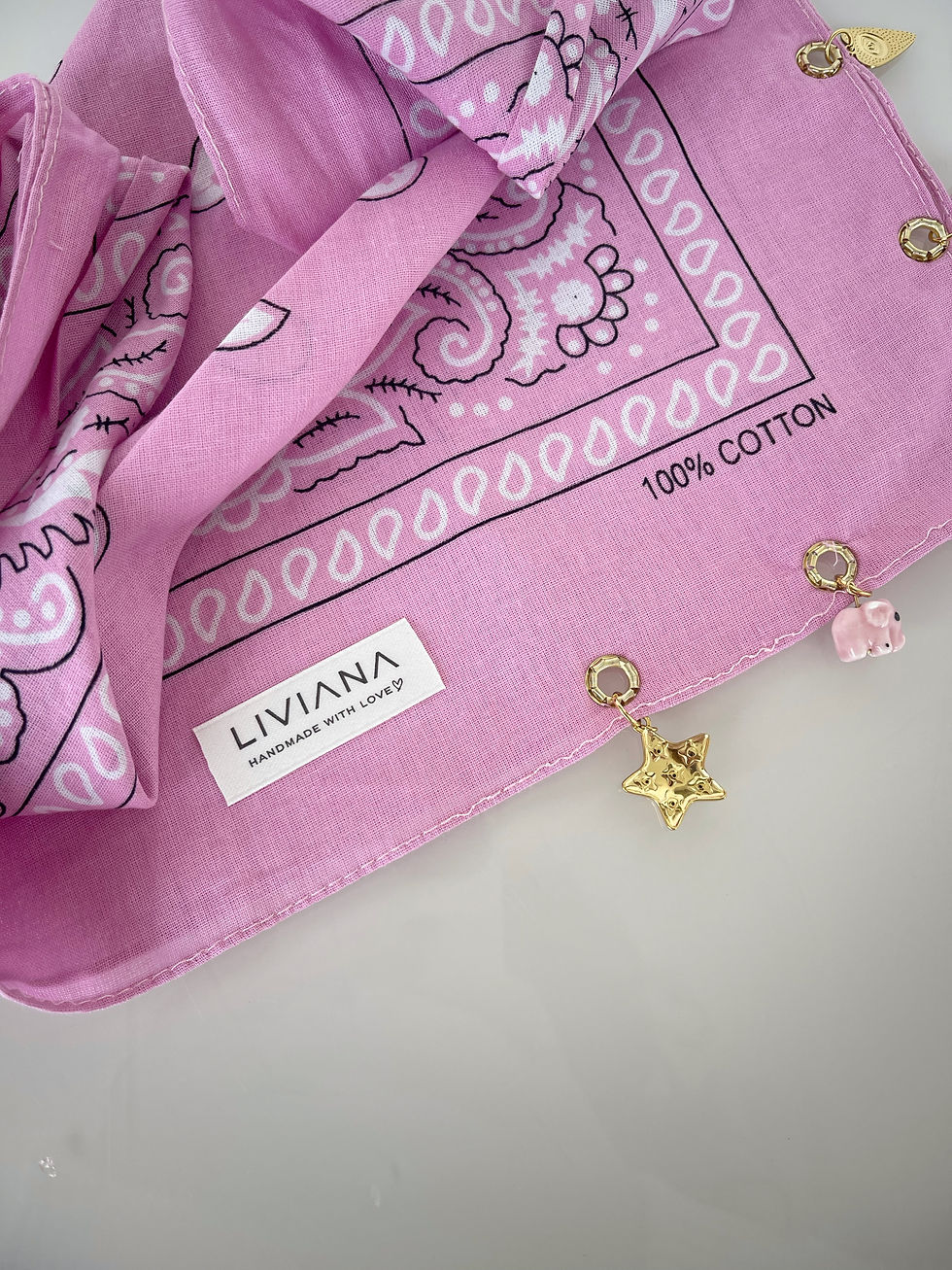 Thumbnail: BANDANA BIJOU - Rosa