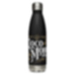 Black Stainless Steel water bottle with LocoMojo Logo