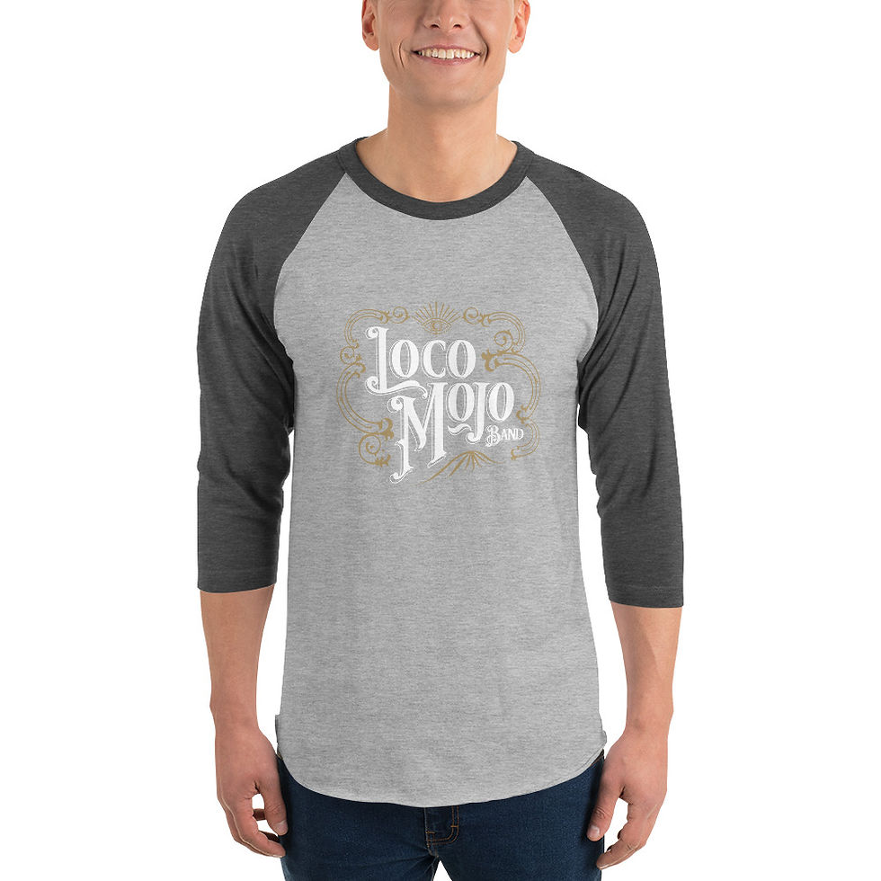 Thumbnail: Unisex 3/4 sleeve raglan shirt