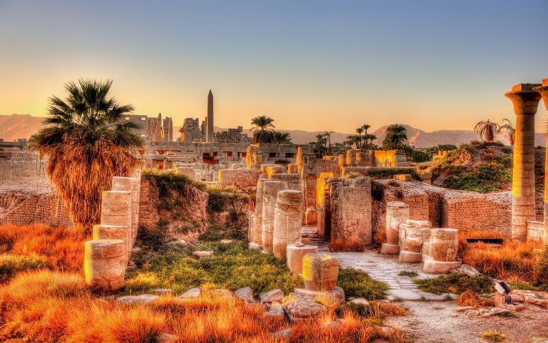 The Karnak Temple of Luxor Ancient Grandeur in the Close Up