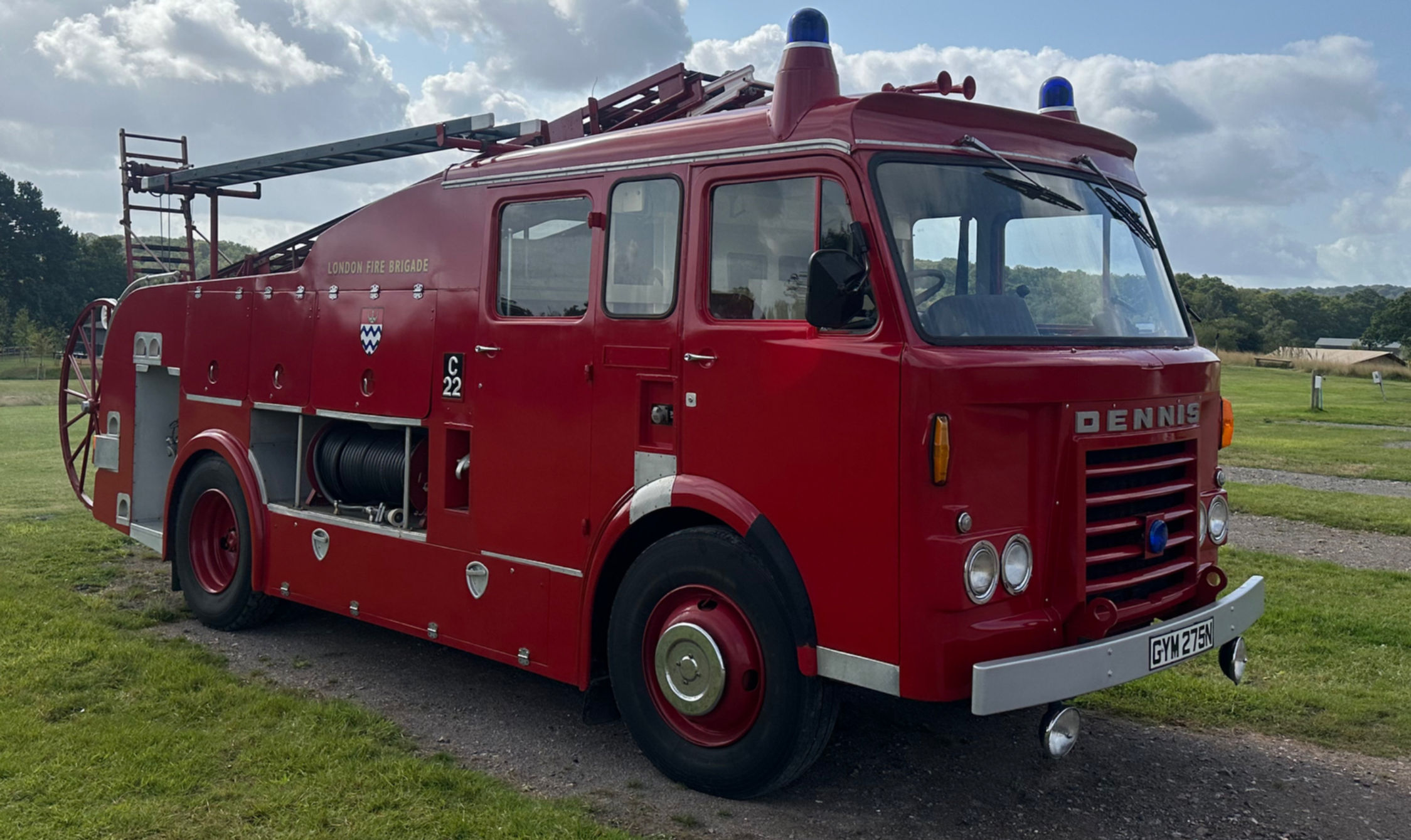 1976 Dennis F109, London Fire Brigade, C22 Kingsland Road