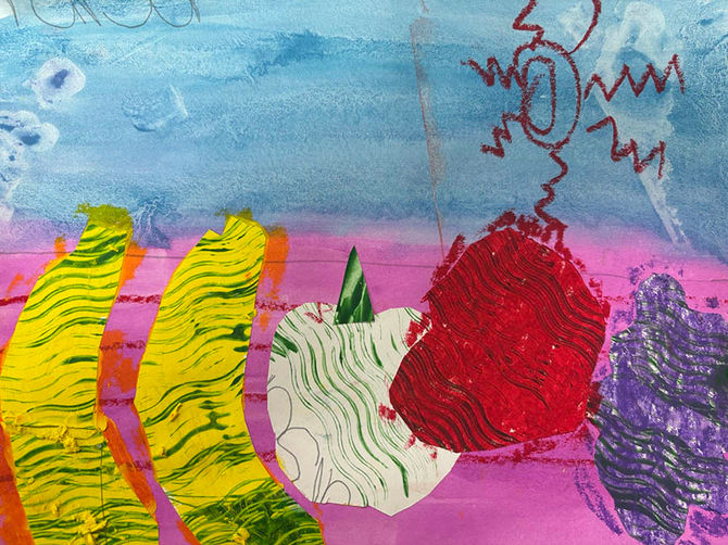 Nov 2025: Frida Kahlo-inspired Still Life with Ms. Tricia