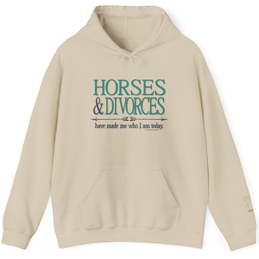 Thumbnail: Horses & Divorces - Heavy Blend Hoodie – 6 Color Options - Small to 5XL