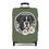 Thumbnail: Black and White Boxer Dog with Daisies Luggage Cover