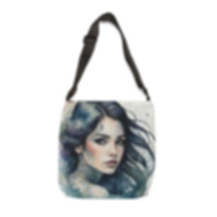 Greetings Mermaids Pirates and Skallywags Adjustable Tote Bag (AOP)