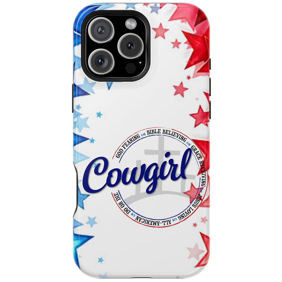 Thumbnail: iPhone 16 Pro Max. Celebrate both your love of Christ and your Patriotic Spirit with our new magnetic cell phone cases.