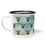 Thumbnail: Watercolor Steer White Enamel Camp Cup - 12 oz.
