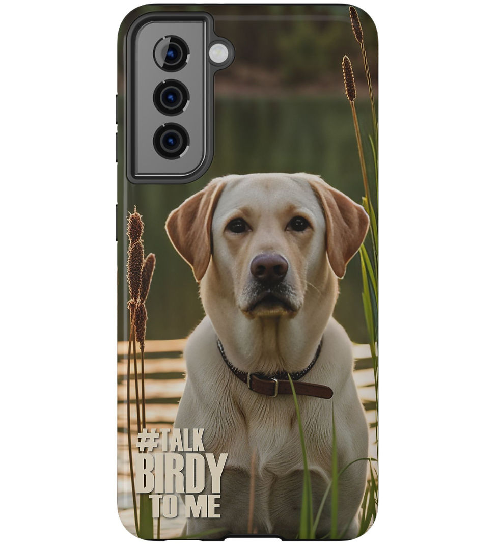 Thumbnail: Yellow Labrador Lab #TALKBIRDYTOME Duck Hunting Impact-Resistant Phone Case