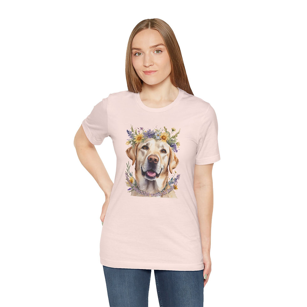 Thumbnail: Someone Beautiful Waits at Home Yellow Lab Jersey Tee - 6 Colors - XS - 4X