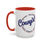 Thumbnail: Do or Die Cowgirl Barrel Racer White Ceramic Mug (4 Color Options / 2 Sizes)