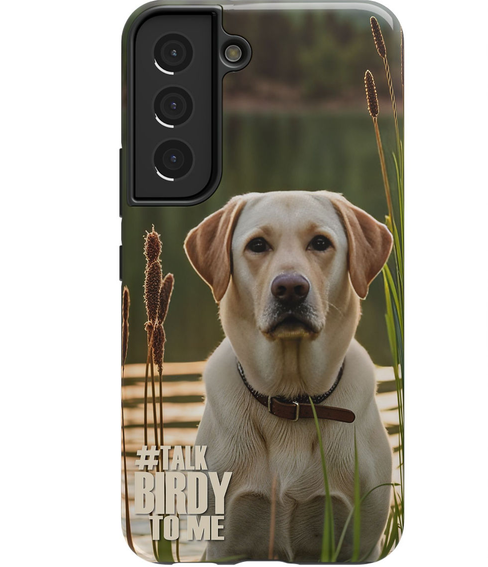 Thumbnail: Yellow Labrador Lab #TALKBIRDYTOME Duck Hunting Impact-Resistant Phone Case