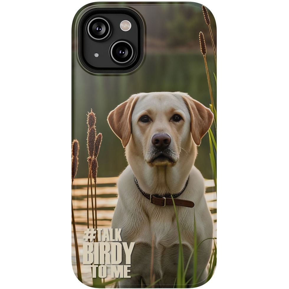 Thumbnail: Yellow Labrador Lab #TALKBIRDYTOME Duck Hunting Impact-Resistant Phone Case