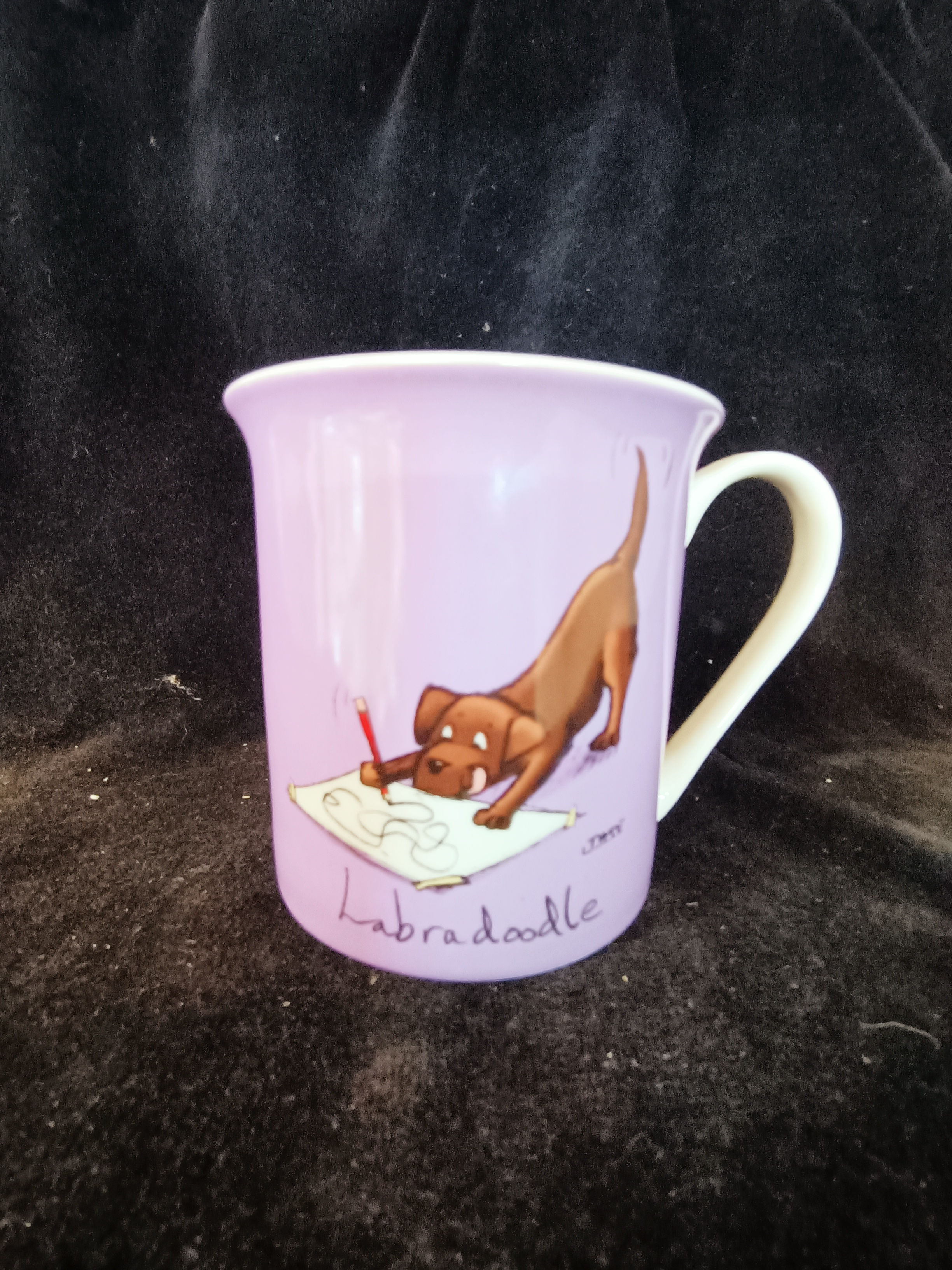 China Labradoodle mug