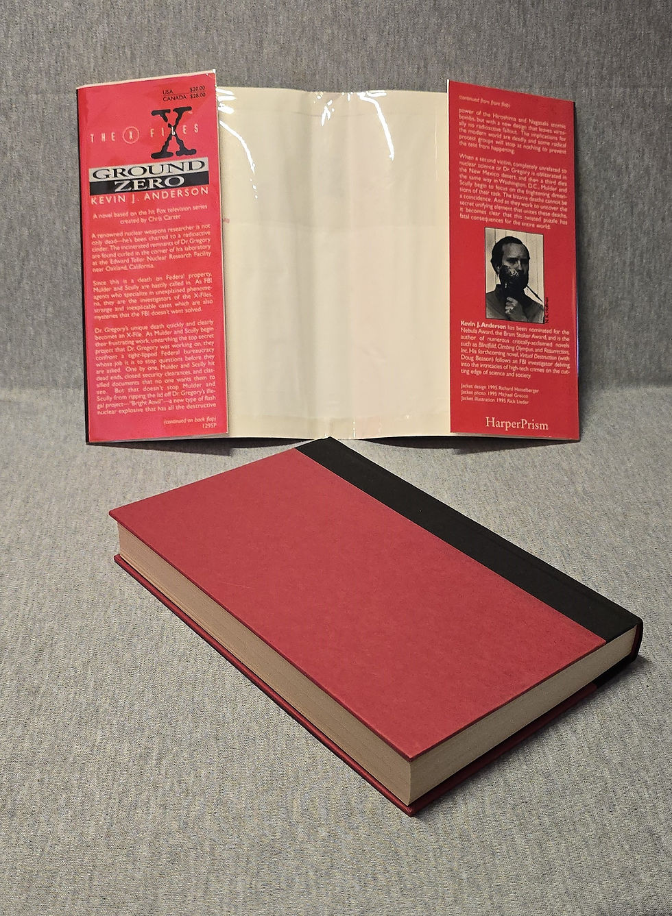 Thumbnail: The X Files: Ground Zero by Kevin J. Anderson, 1995. 1st Edition, 1st Printing.