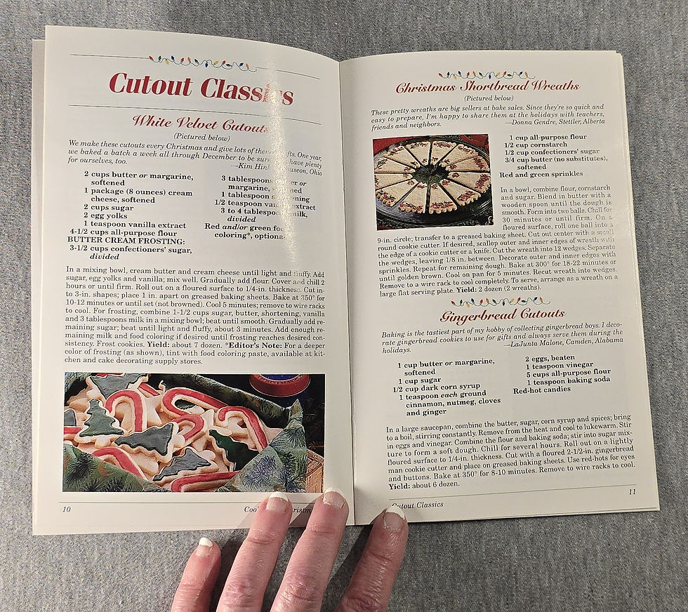Thumbnail: Cookies for Christmas, Taste of Home Books, 2001.