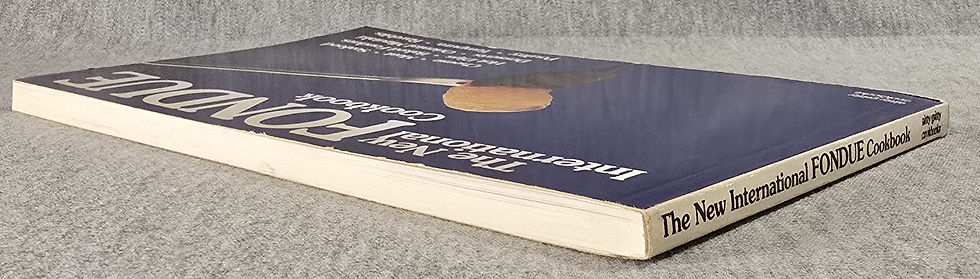 Thumbnail: International Fondue Cook Book, 1971 & New International Fondue Cookbook, 1990.