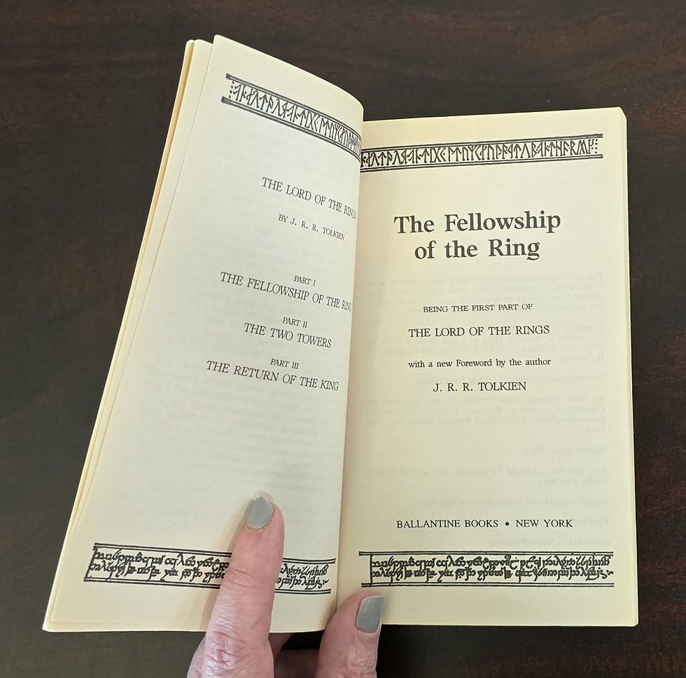 Thumbnail: Lord Of The Rings Trilogy, J. R. R. Tolkien, Vintage 1999