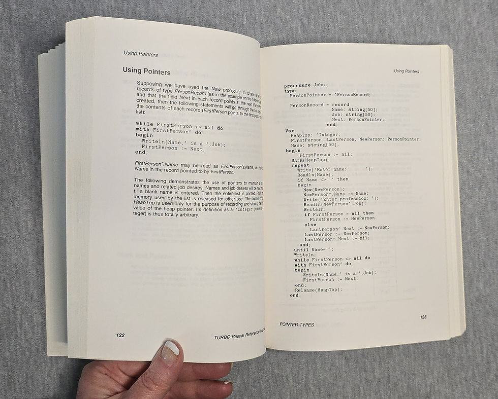 Thumbnail: The Turbo Pascal Version 3.0 Reference Manual, Borland International, 1985.